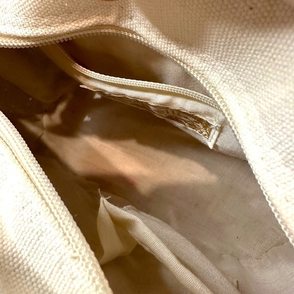 Vintage Cappelli Straworld Weaved Embellished Tote - Picture 5 of 6